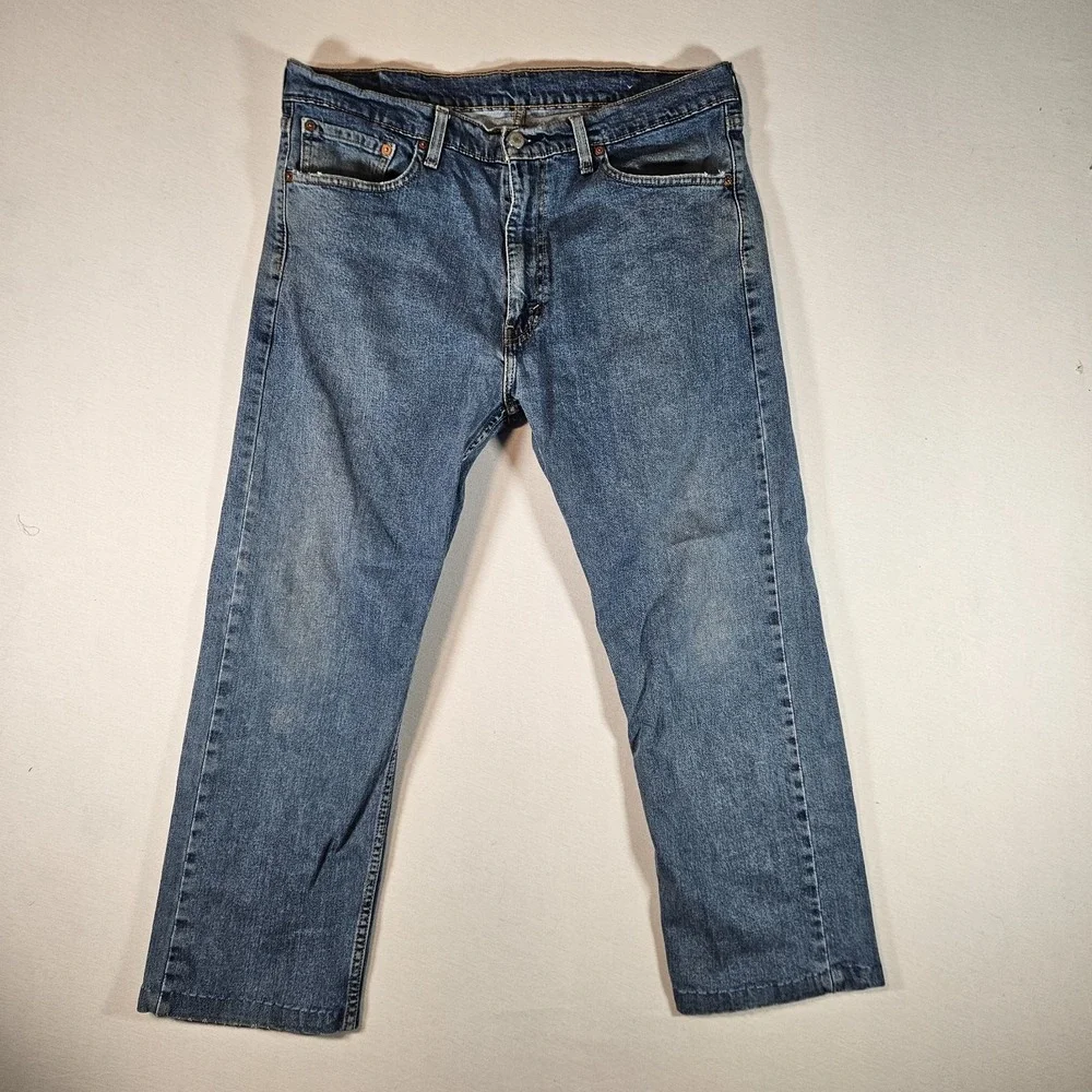 Levis 505 Jeans‎ Men's 38x30 Hemmed 25